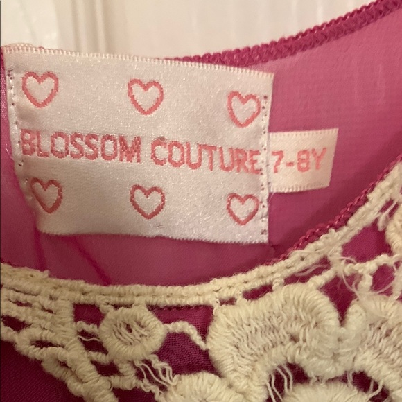 Pink Embellished Babydoll Dress - Picture 2 of 3